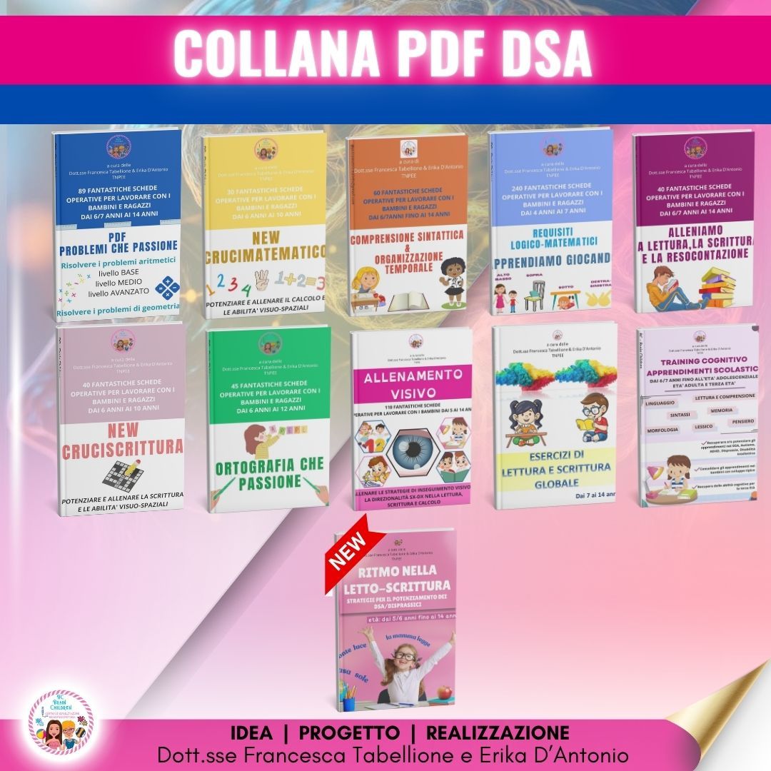 PACCHETTO pdf PER LAVORARE CON I DSA