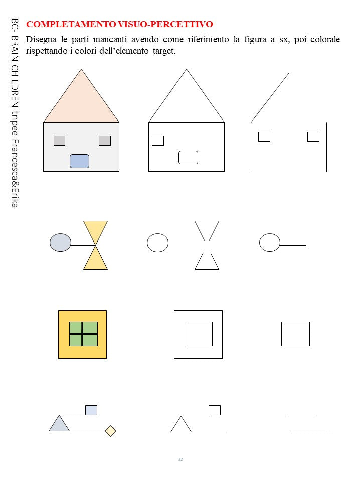 POTENZIARE I REQUISTI VISUO-SPAZIALI E VISUO-PERCETTIVI PDF+STAMPATO