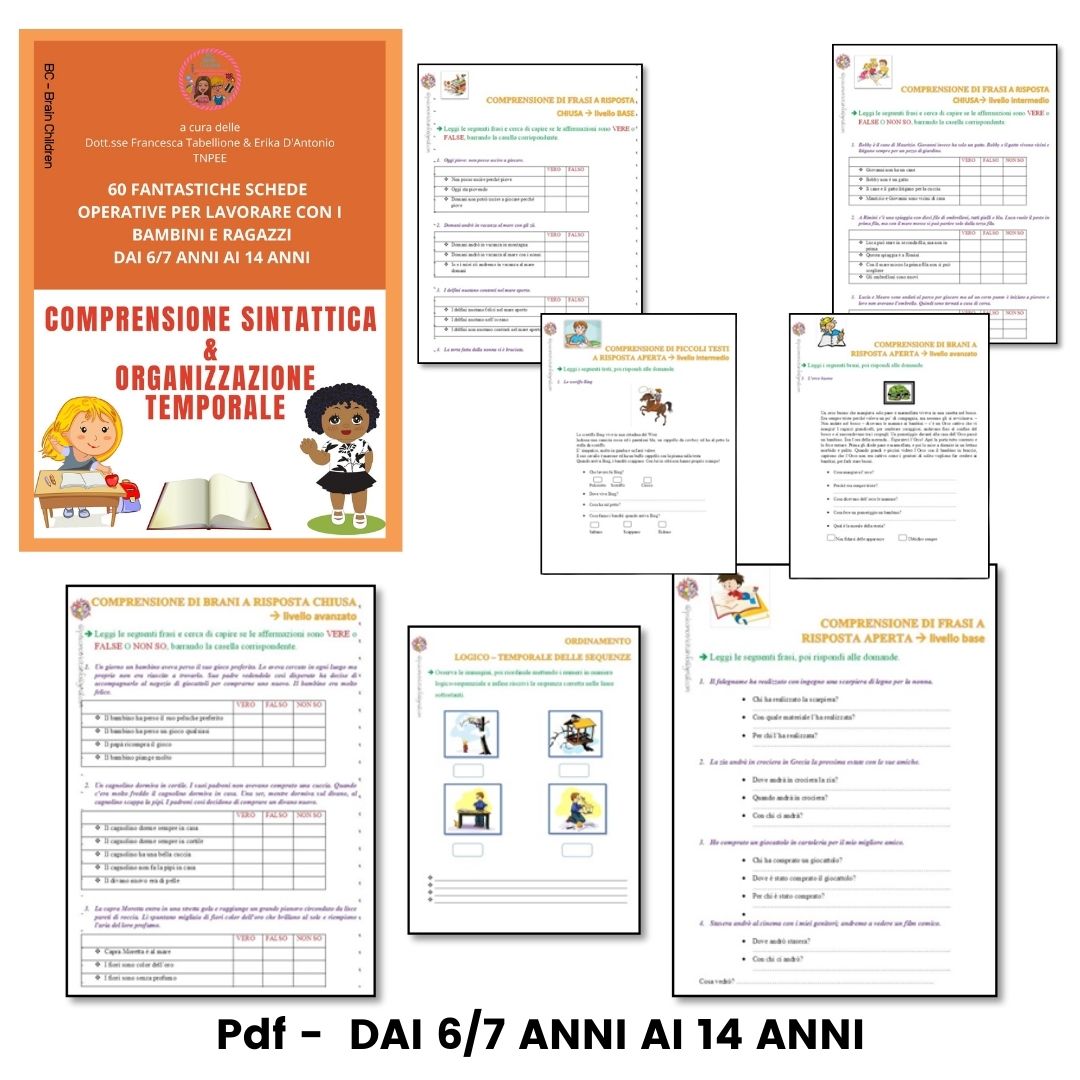 PACCHETTO pdf PER LAVORARE CON I DSA