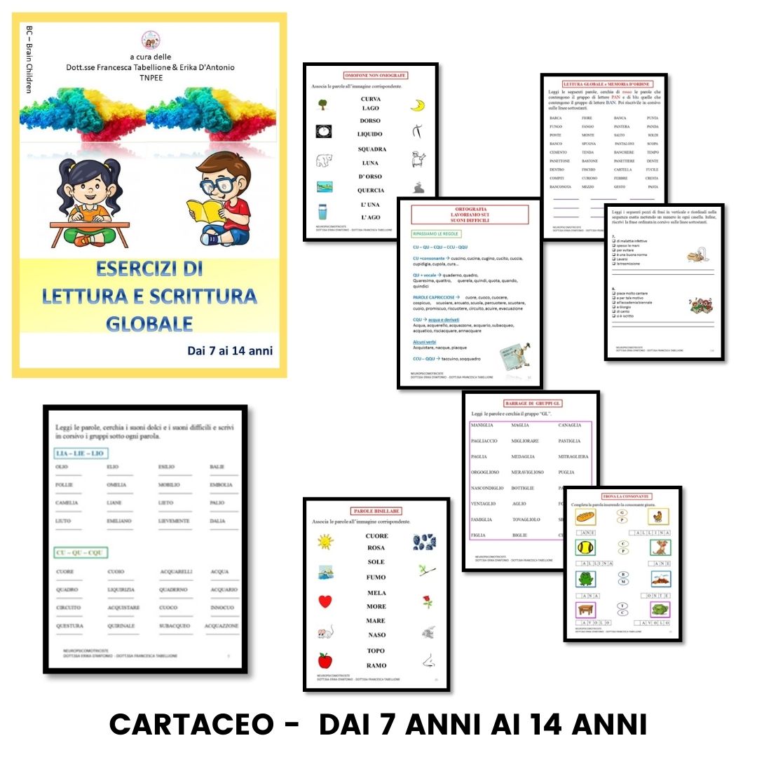 PACCHETTO pdf PER LAVORARE CON I DSA