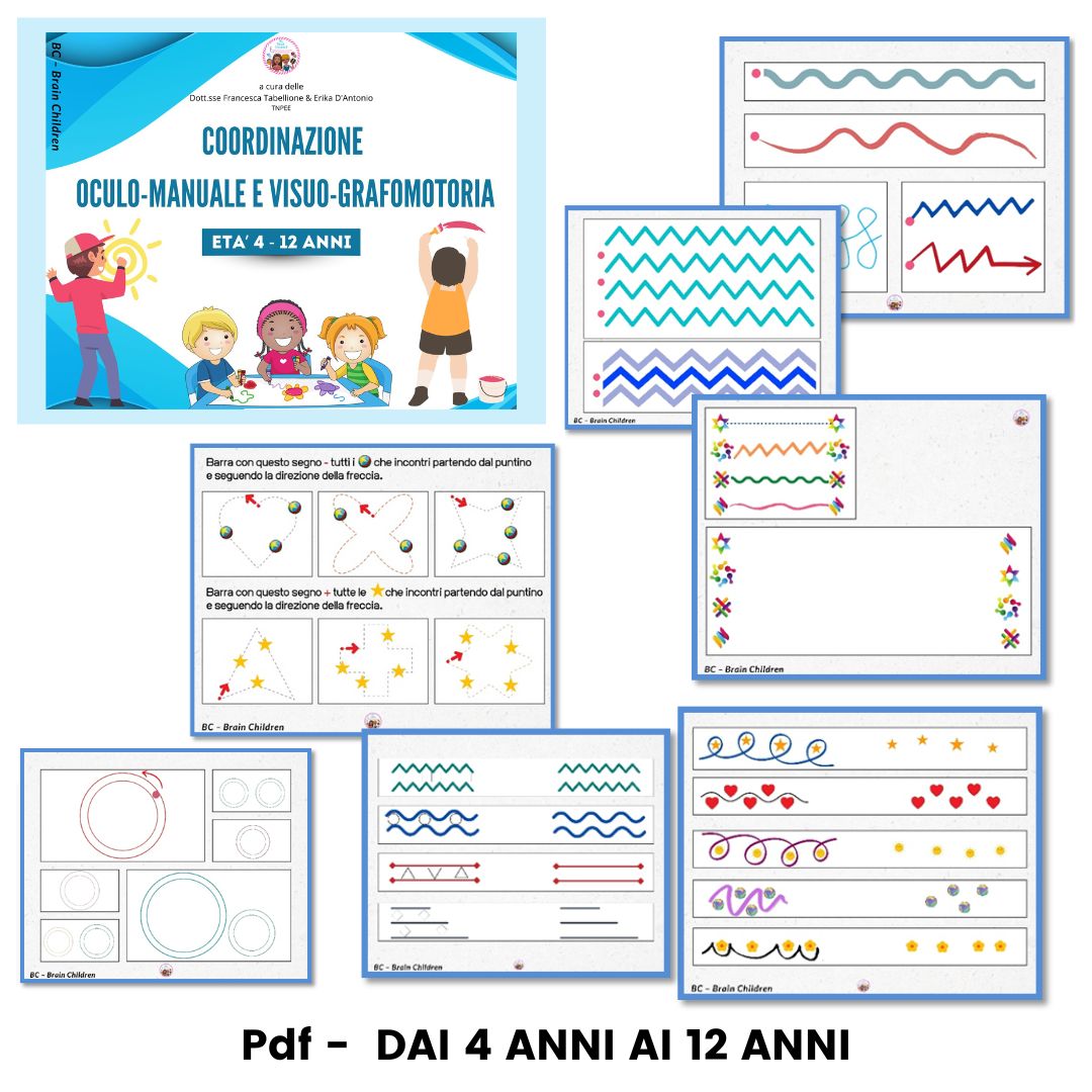 COORDINAZIONE OCULO-MANUALE E VISUO-GRAFOMOTORIA STAMPATO