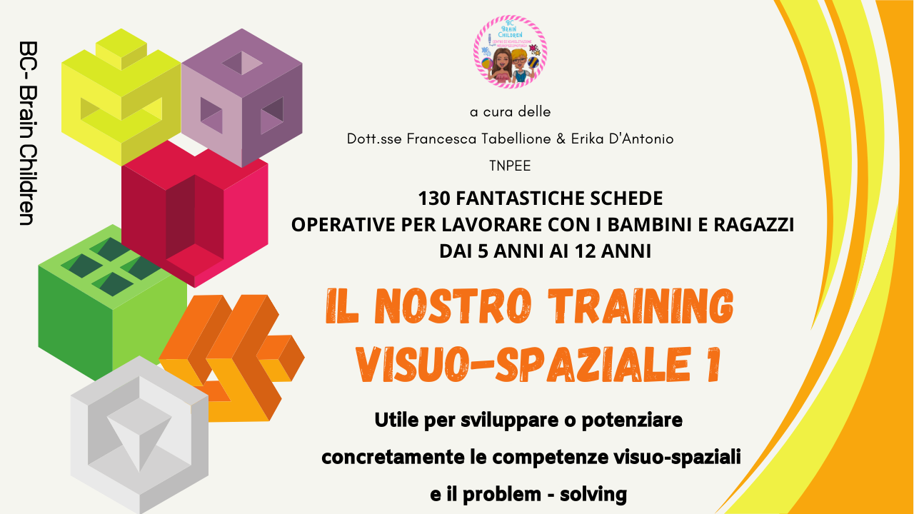 PACCHETTO pdf PER LAVORARE NELL'AREA VISUO-SPAZIALE