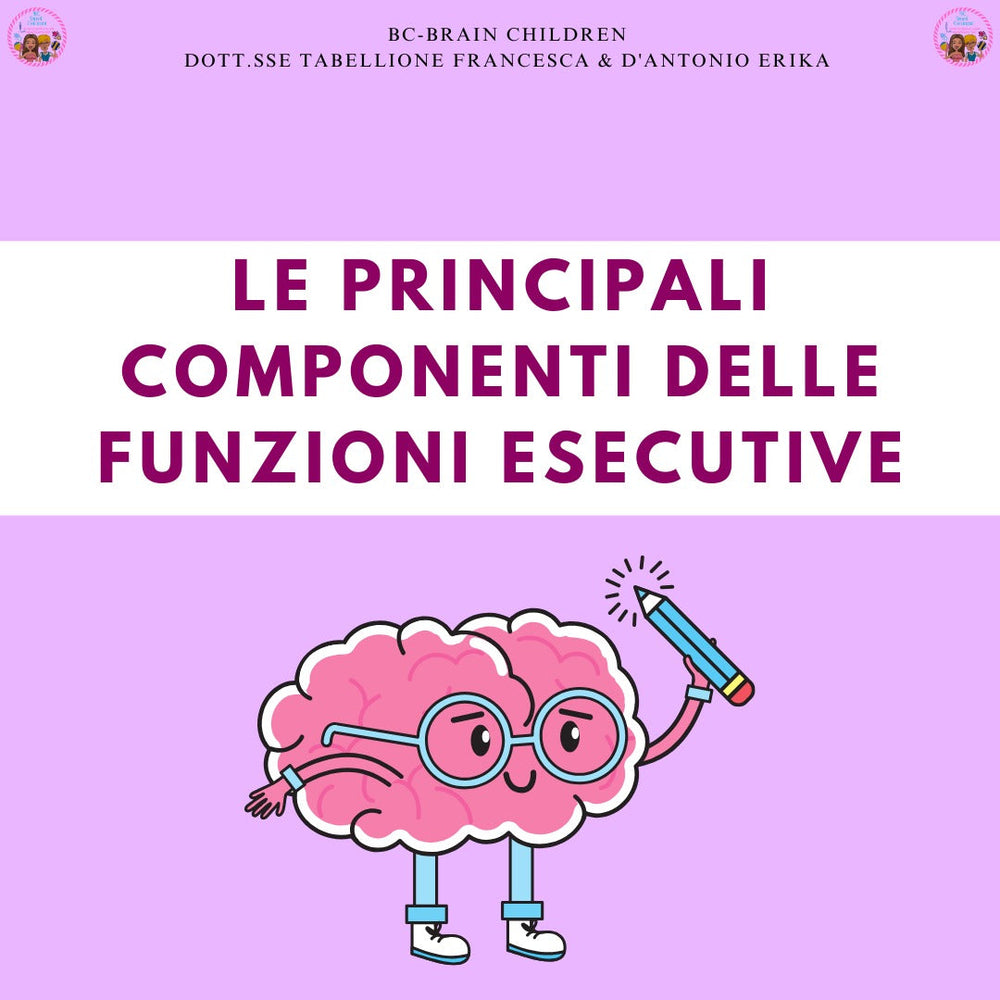 LE PRINCIPALI COMPONENTI DELLE FUNZIONI ESECUTIVE