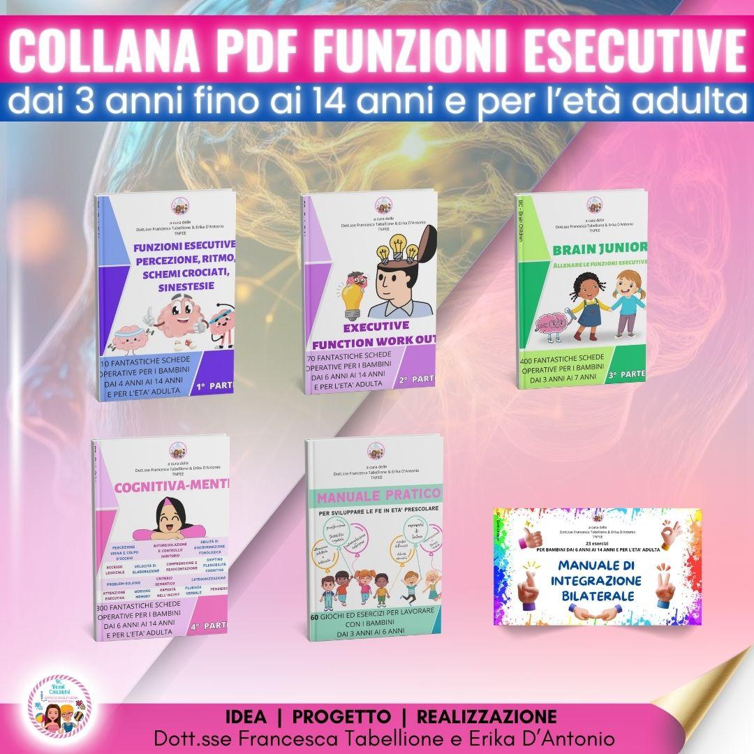 FUNZIONI ESECUTIVE: MANUALI, SCHEDE OPERATIVE, VALUTAZIONI DAI 3 FINO ALL'ETA' ADULTA