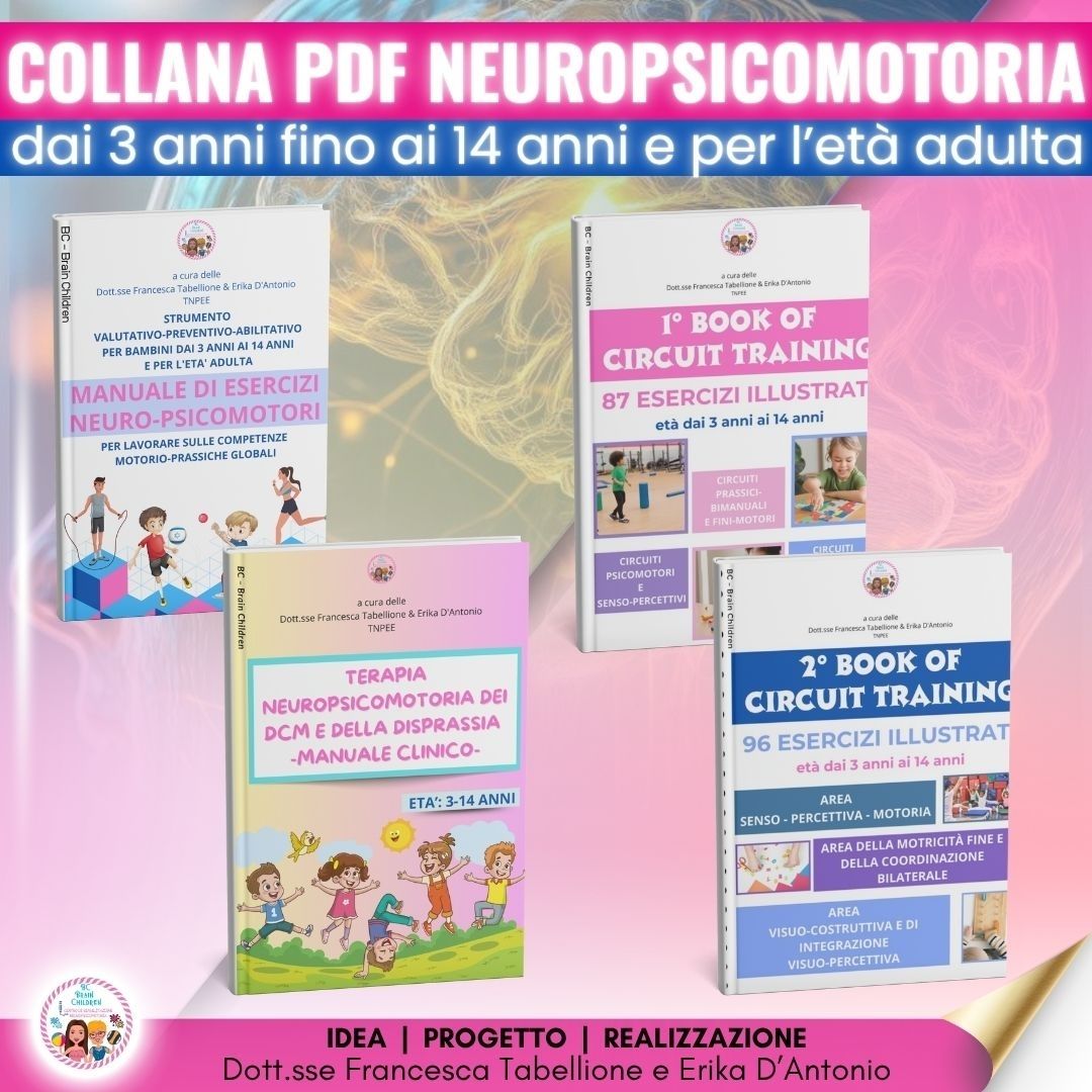 PACCHETTO pdf PER LAVORARE SULL'AREA NEUROPSICOMOTORIA