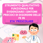 STRUMENTO QUALITATIVO FUNZIONALE PER EVIDENZIARE I SEGNI E I SINTOMI PRECOCI DI DISORDINI DELLE FUNZIONI ESECUTIVE IN ETA' PRESCOLARE PDF+STAMPATO