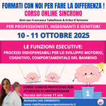 FUNZIONI ESECUTIVE : ONLINE, IN PRESENZA E SINCRONO