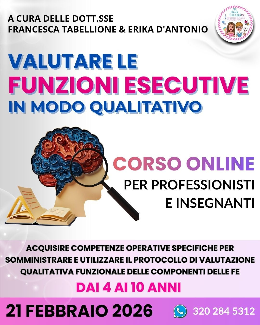 CORSO ONLINE SINCRONO 21 FEBBRAIO
