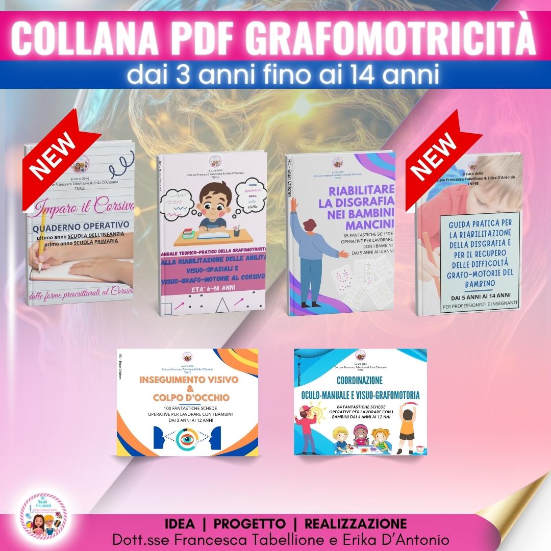PACCHETTO pdf PER LAVORARE SULLA GRAFOMOTRICITA'