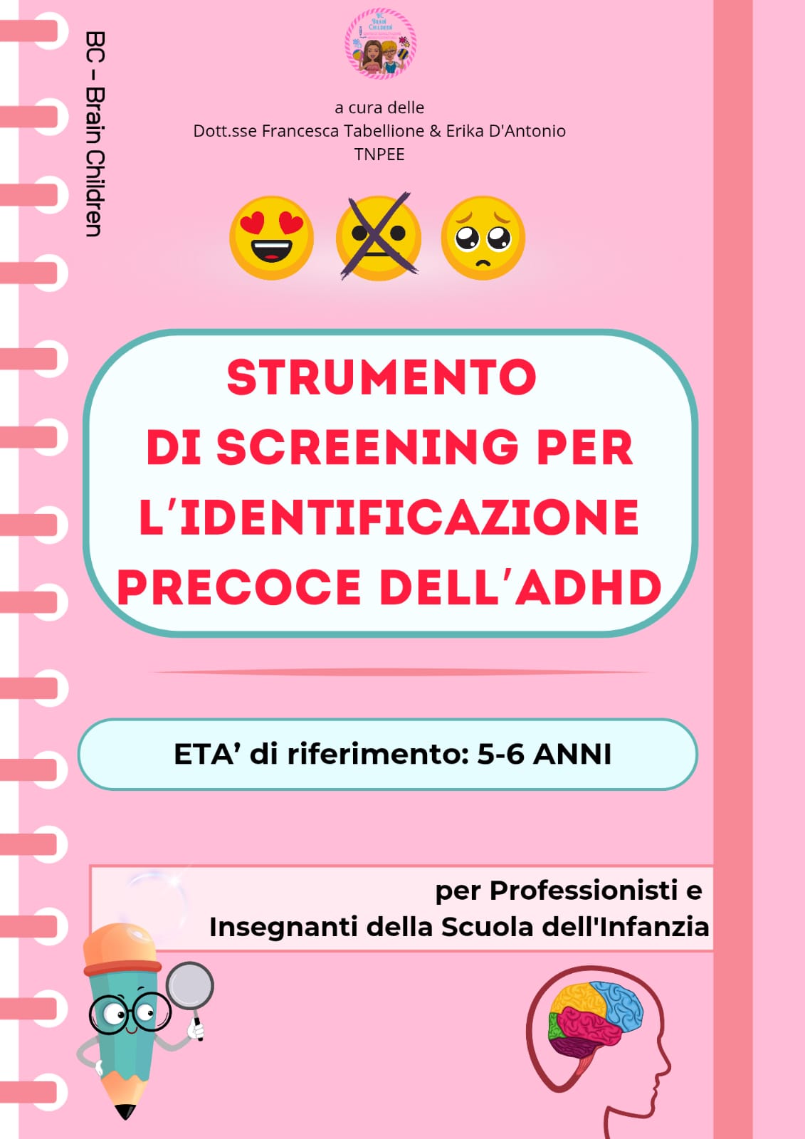 STRUMENTO DI SCREENING PER L'IDENTIFICAZIONE PRECOCE DELL'ADHD PDF+STAMPATO
