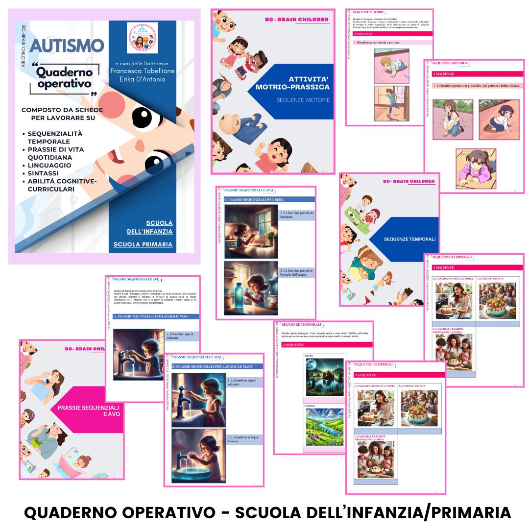 KIT PDF OPERATIVO PENSATO PER SUPPORTARE LO SVILUPPO GLOBALE DEL BAMBINO NELLO SPETTRO AUTISTICO
