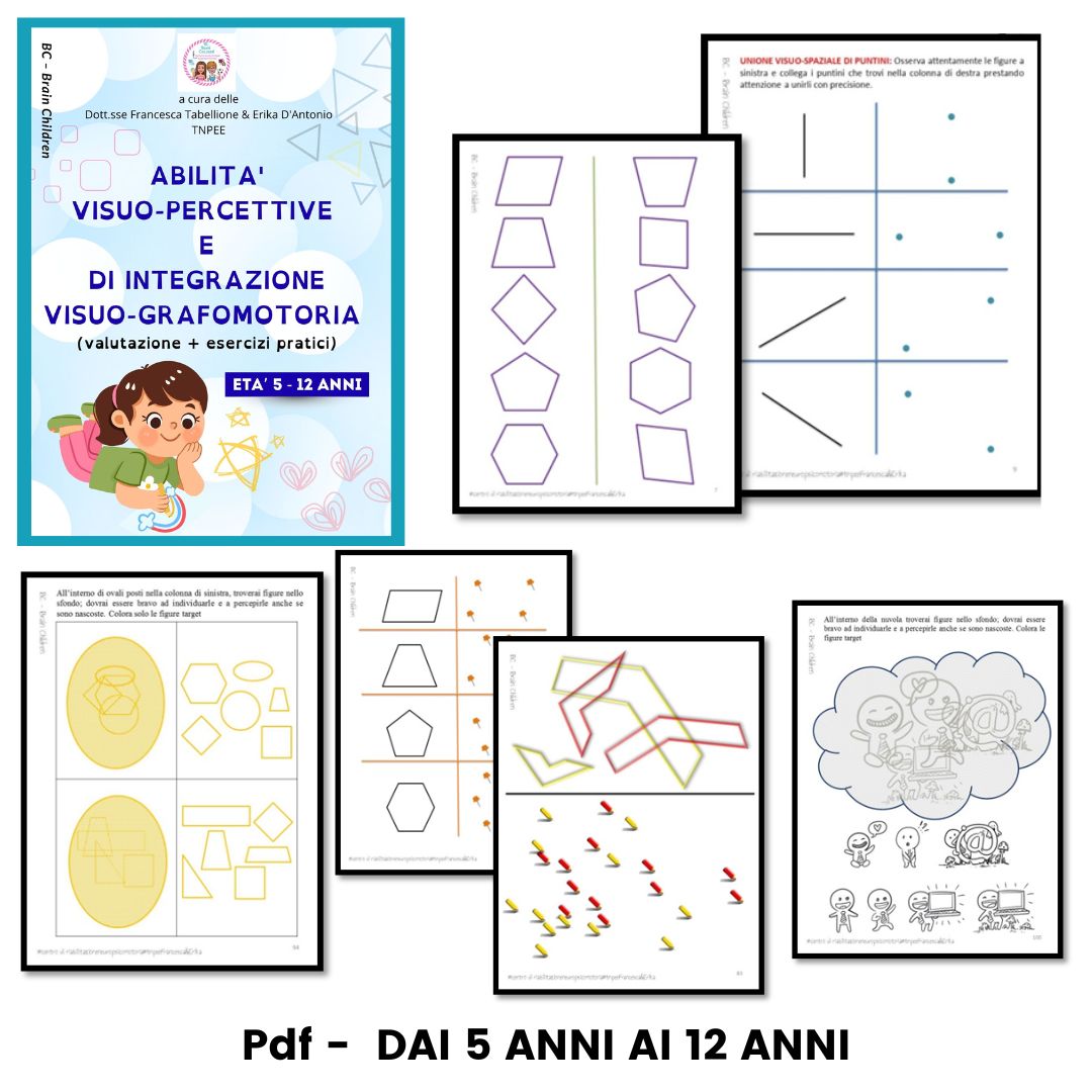 ABILITA' VISUO-PERCETTIVE E DI INTEGRAZIONE VISUO-GRAFO-MOTORIA STAMPATO