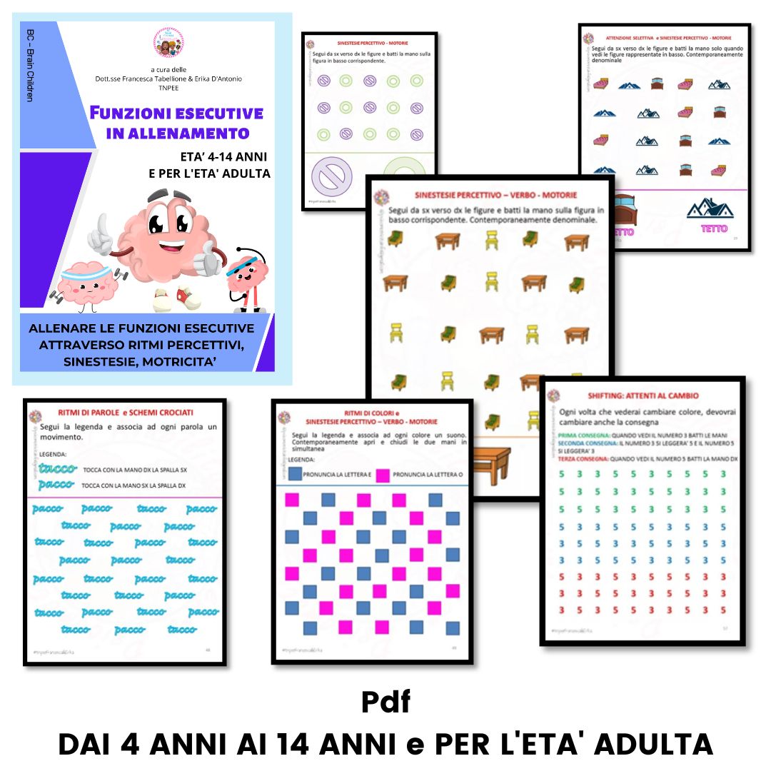 FUNZIONI ESECUTIVE IN ALLENAMENTO  STAMPATO