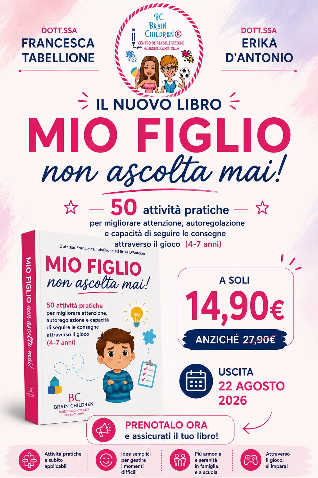 MIO FIGLIO NON ASCOLTA MAI! PDF - PREVENDITA PROMOZIONALE USCITA 22 AGOSTO