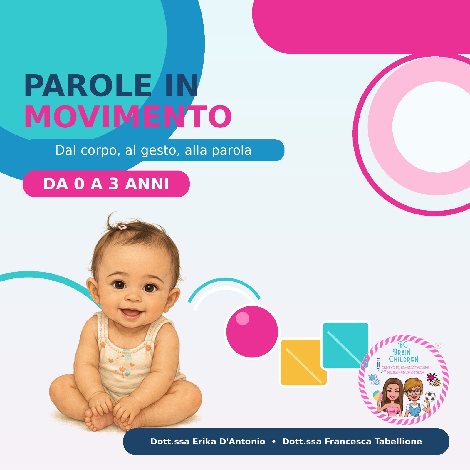 PAROLE IN MOVIMENTO - dal corpo, al gesto... alla parola (0-3 anni)