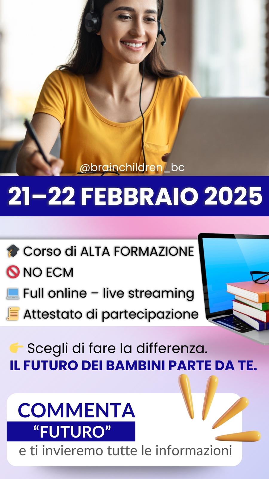 CORSO ONLINE SINCRONO 21/22 febbraio 2026 ISCRIZIONE
