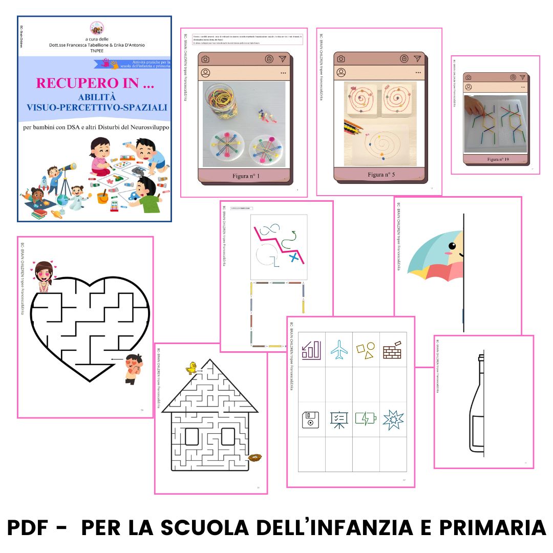 RECUPERO IN ABILITA' VISUO-PERCETTIVO-SPAZIALI STAMPATO